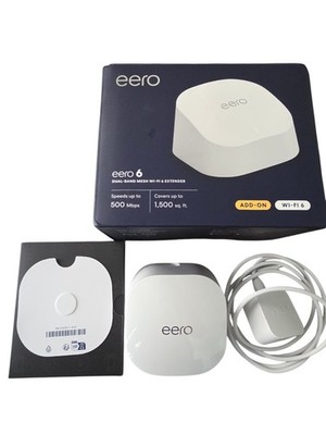 Eero 6 Plus Wifi Extender Router for Mesh Networks, Wifi 6  New/Open Box 