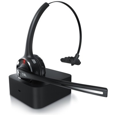CSL HEAD BT Headset 22mm flexiblem Mikro USB Anschluss schwarz V2 kabellos