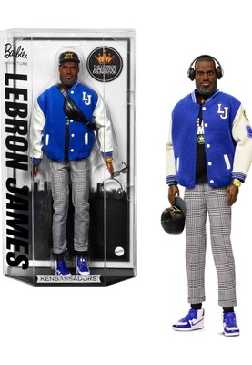 MATTEL BARBIE SIGNATURE LEBRON JAMES KENBASSADORS KEN DOLL--IN HAND