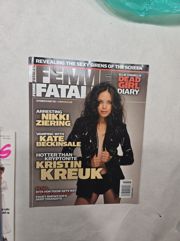 Femme Fatales Magazi Dita Von Teese Kate Beckinsdale Kristin Kreuk SMALLVILLE Ut