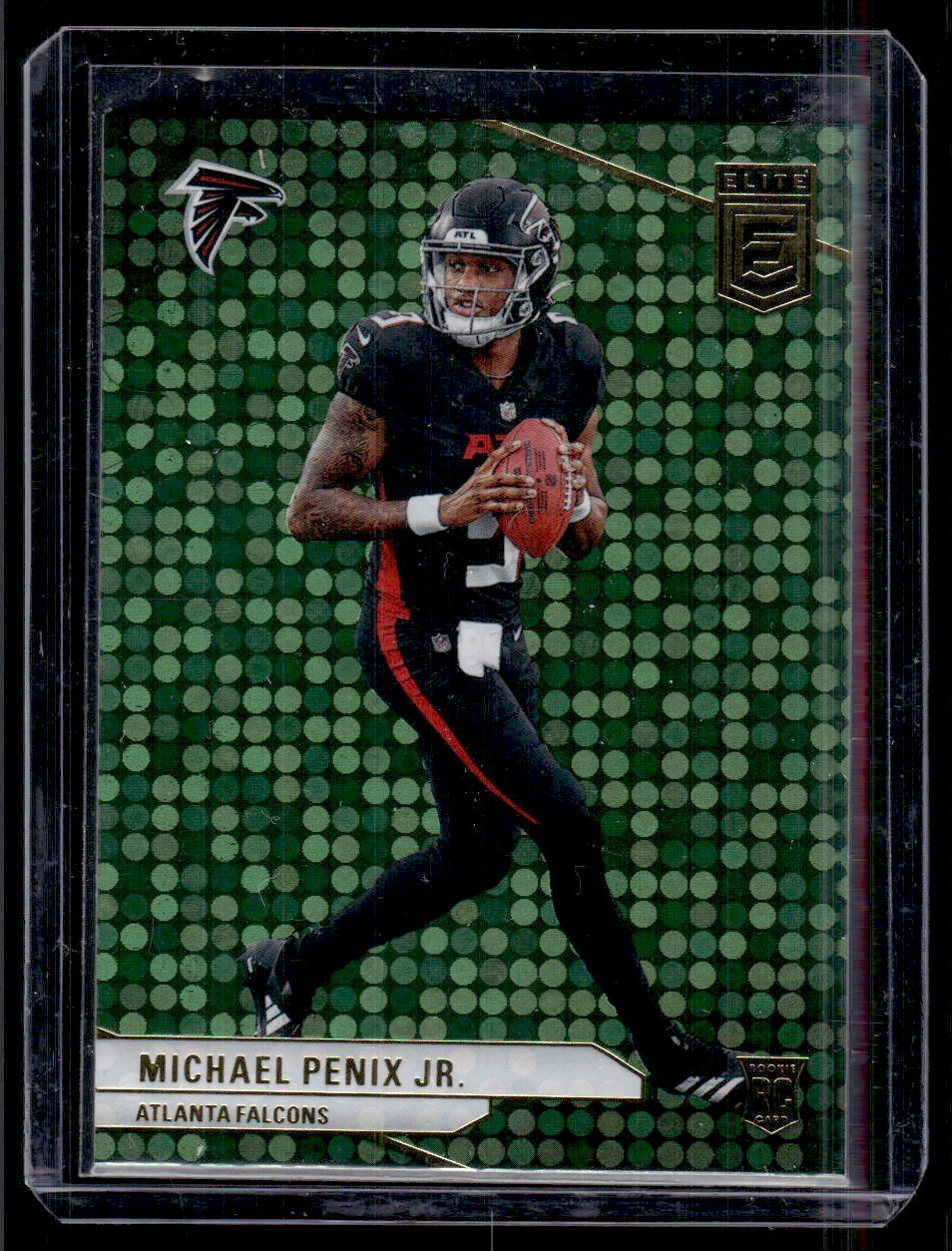 2024 Donruss Elite Green Disco Michael Penix Atlanta Falcons #125