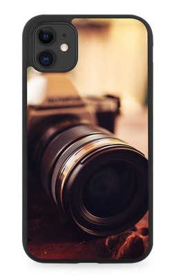 Vintage Kamera Foto Gummi Handy Hülle Fotografie Geschenk Objektiv DSLR L052