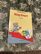 Vintage 1977 Like New King Smurf (a SMURF adventure) Paperback by Peyo