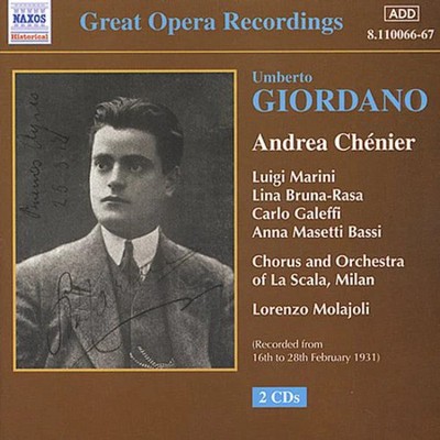Giordano / Marini / Bruna-rasa / Bassi / Molajoli - Andrea Chenier - Music CD