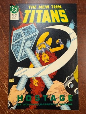 New Teen Titans # 48 NM DC Comic Books Nightwing Raven Starfire Cyborg 8 HH36
