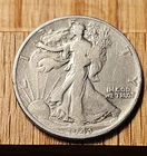1945 Walking Liberty Half Dollar 50C Silver 0.900 Fine