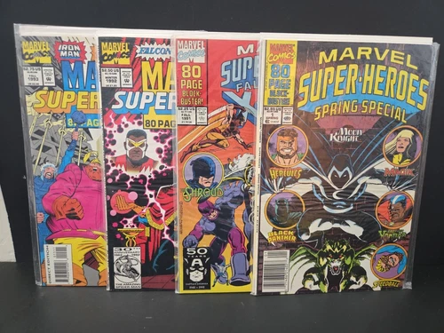 Lot of 4 Marvel Super-Heroes #1 7 12 15 Spring Fall Winter