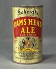 Scarce Scheidt’s Rams Head Ale Flat Top Beer Can IRTP/OI Empty 1935 ...