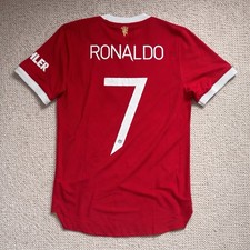 Men?s Adidas Manchester United 21/22 Home Shirt HEATRDY Authentic #7 Ronaldo S