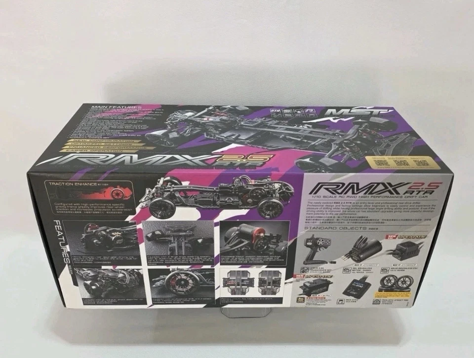 MST RMX 2.5 1/10 2WD Brushed RTR Drift Car w/E30RB Body (Grey) [MXS-531907GR] - Image 4 of 4