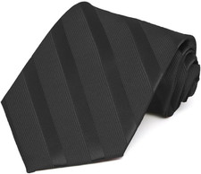 Men'S Striped Tie Standard Length