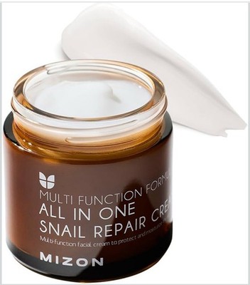 MIZON All In One Snail Repair Cream Snail Mucin Peptide Hyaluronic Acid Skincare
