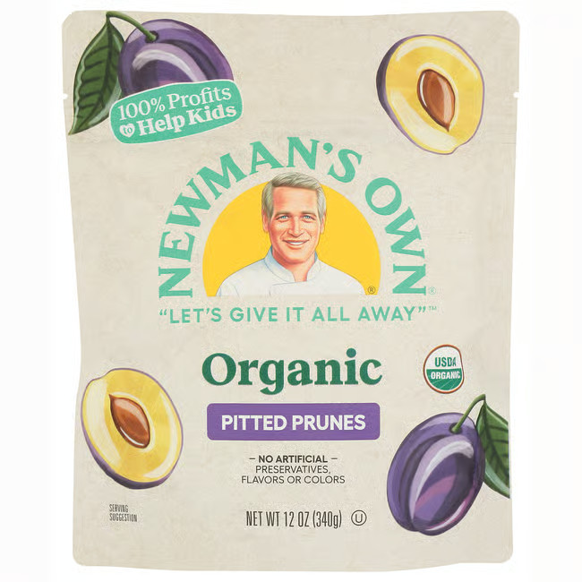 Органический чернослив без косточек Newmans Own Organics, 12 унций