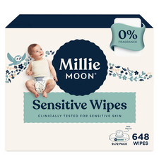 2 pack of Millie Moon Sensitive Wipes, 648 Count