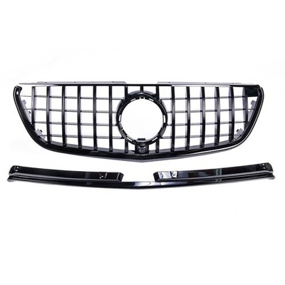 Sport Kühlergrill Gloss Black passend für Mercedes Vito W447 2014-2019