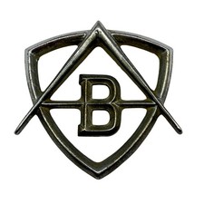 1950s 60s Fiat Autobianchi Bianchina Transformabile Ab Nose Emblem Badge