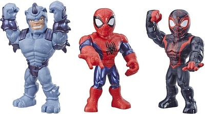 Playskool Heroes Mega Mighties Marvel Super Hero Adventures Web Warriors 3...