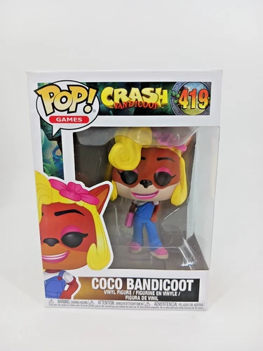 Funko PopCoco Bandicoot #419 Games Crash Bandicoot Vinyl Figure w Protector Read