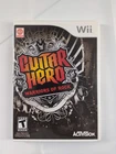 Nintendo Wii Guitar Hero Warriors Of Rock Game (2010) CIB - Tested & Working