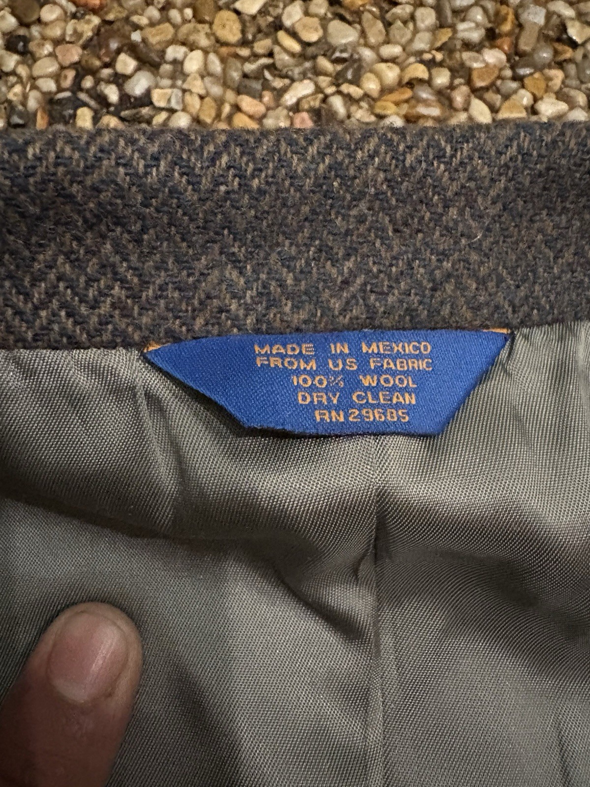 Virgin Pendleton Virgin Wool Jacket Men’s Size 46… - image 5