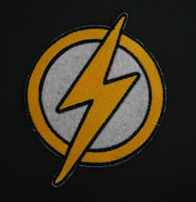 DC COMICS THE FLASH LOGO 4.5 SEW-ON PATCH