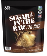 Sugar in the Raw Turbinado Cane Sugar, 6 lbs. 96 oz. Natural