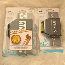 EK Tools Daisy Dimensional Flower Edger Punch NEW Paper Shapers Flower Flourish