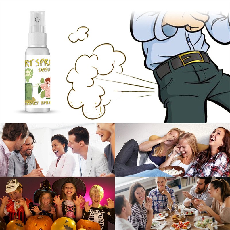Cricia Fart Spray, Farting Prank Smelly Bottle Smell Bombe-Prank Stink Spray, Extra Strong Fart Spray Que huele a Stinkear, no tóxico 33 ml