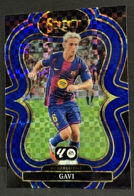 2025-26 Panini Select La Liga Barcelona Gavi Mezzanine Blue