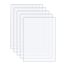 Pack de 5 panneaux acryliques transparents alternatifs sûrs au verre pour usage