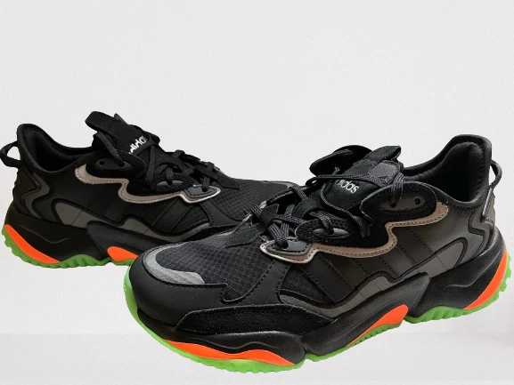 adidas neo black running shoes