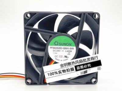 1 pcs SUNON 8CM PF80252B2-Q00U-S99 24V 3.05W 4-wire PWM cooling fan