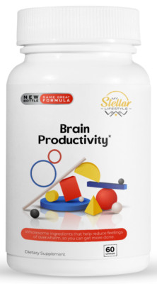 Brain Productivity, ayuda a reducir la sobrecarga mental-60 Cápsulas