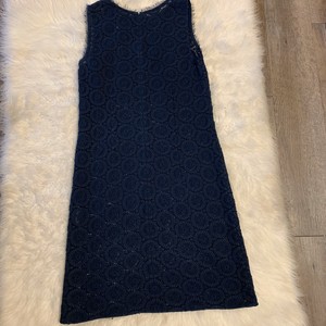 tahari dresses navy blue