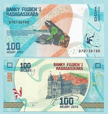 ** MADAGASCAR - 100 + 200 ARIARY non daté ( 2017 ) UNC **