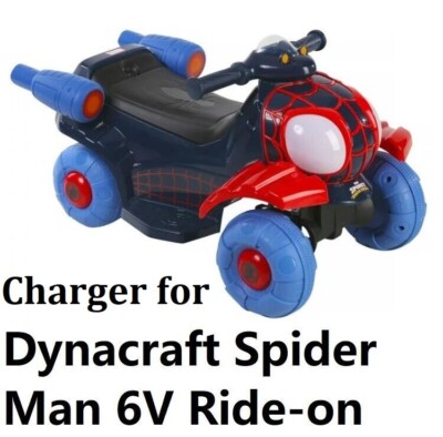 🔥ac power supply battery Charger For Dynacraft Spider-Man 6v Ride-on | eBay