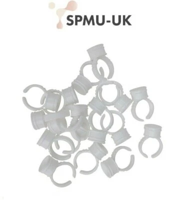 SPMU-UK PIGMENT RINGS - Microblading SPMU Permanent Makeup Ink Ring Glue Holder Ink Cup