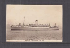 ORIENT LINE, RMS ORCADES, c1938 ppc., unused.