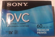 Sony DVC Mini-DV 60 Premium Blank Tape - Sealed.