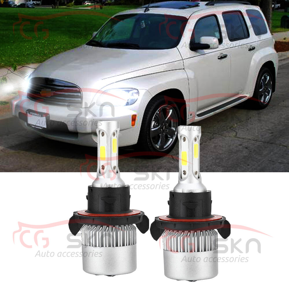 For HHR 20062011 2X 6000K White 9008 LED Headlight Kit Hi/Lo Bulbs eBay
