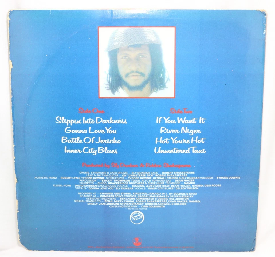 A70 Sly Dunbar: Sly-Go-Ville, 1982 Mango Records MLPS 9673 - Reggae Dub Vinyl LP Foto 2 de 2