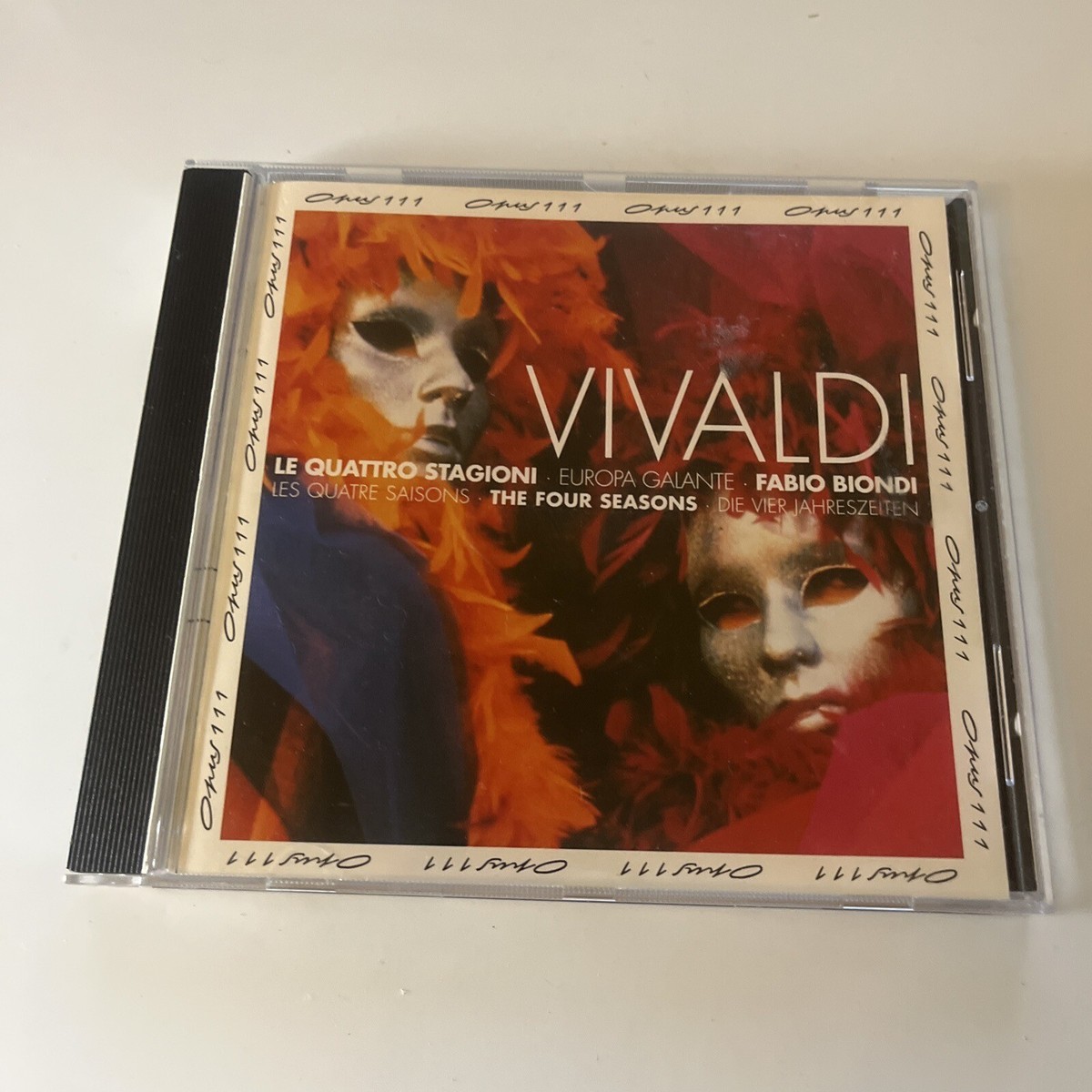 仏4discs CD Vivaldi, Fabio Biondi Four SEASONS OP30347  /00440 Vivaldi, Antonio, Europa Galante - Vivaldi: The Four Seasons