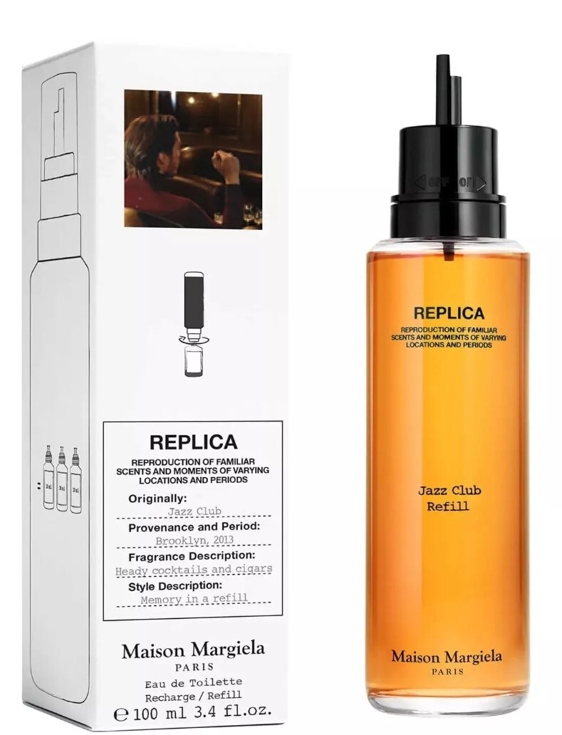 Maison Margiela REPLICA 100ml 香水jazzclub Maison Margiela Replica Jazz Club 3.4 oz ~ 100ml EDT Refill