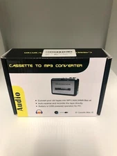 TESTED Portable USB Tape-to-MP3/PC Cassette Capture Converter Music Player CIB 
