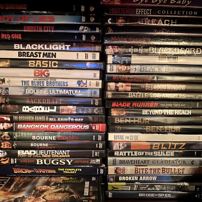 YOU PICK DVD Movies   Buy 5, Get 2 Free   $2.45/Movie   $4 Ship for ALL   List#1