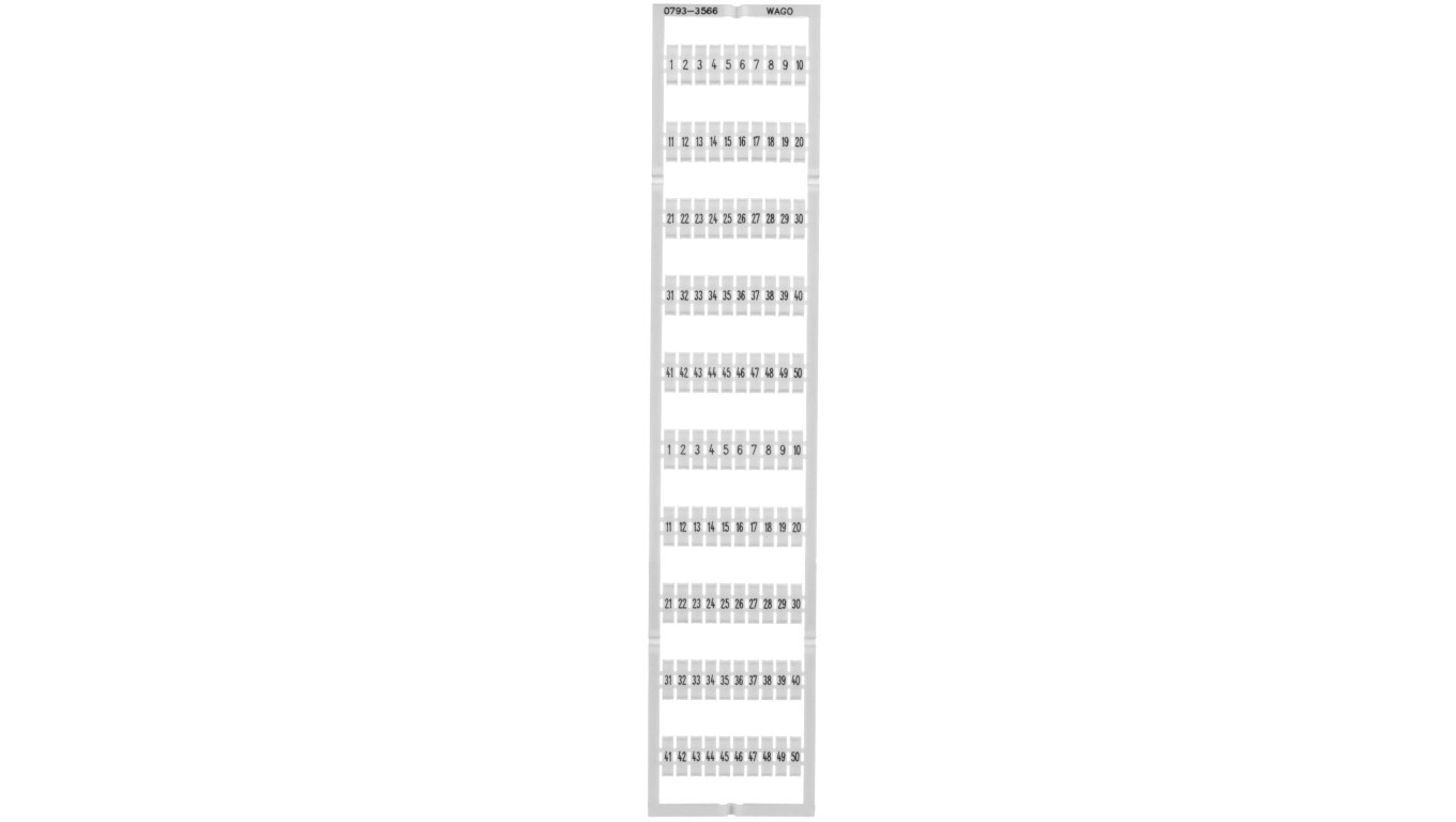 WMB markers 2x 1-50 793-3566 /5 pcs/ /T2UK