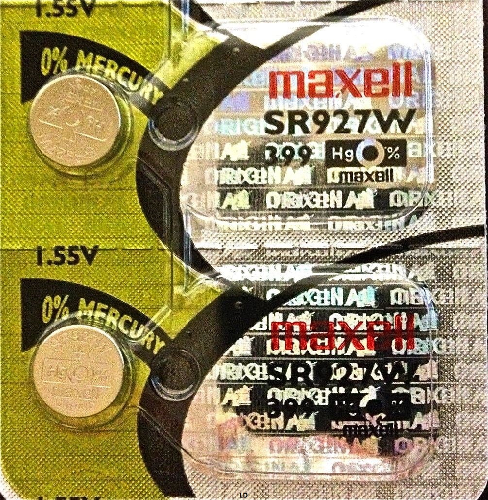 5 Maxell 399 Sr927W Batteries Argento 1.55V Batteria Per - Foto 9