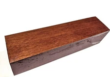 Brazilian Purpleheart turning blank 1-1/2" x 1-1/2 x 6" (#B2) dried spindle