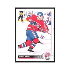 Benoit Brunet 1992 Upper Deck #80 Montreal Canadiens Hockey Card NM