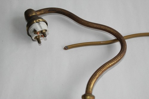 Lampe ancienne en porcelaine allemande Dressel, figurine " Galante " - Imagen 11 de 11
